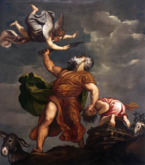 Tiziano: Ábrahám és Izsák